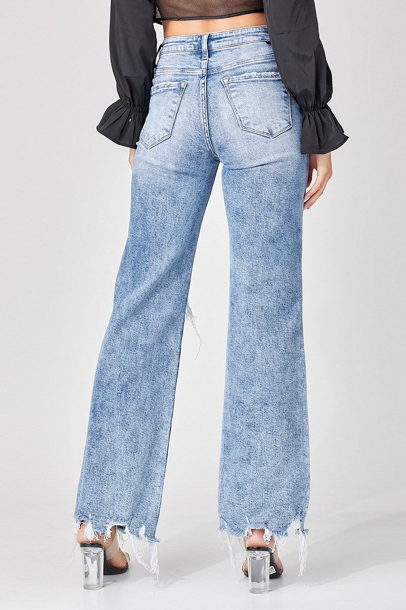Risen Medium Acid Jeans