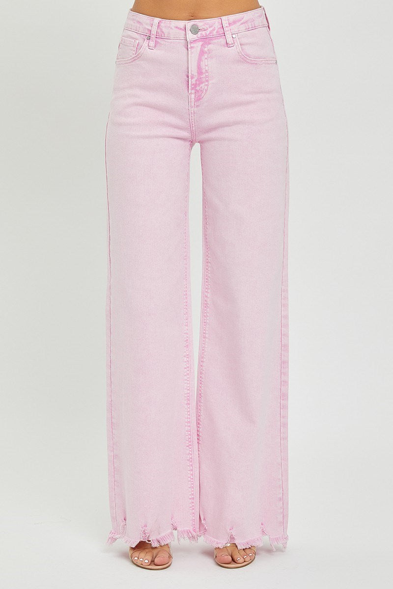 High Rise Wide Leg Jeans