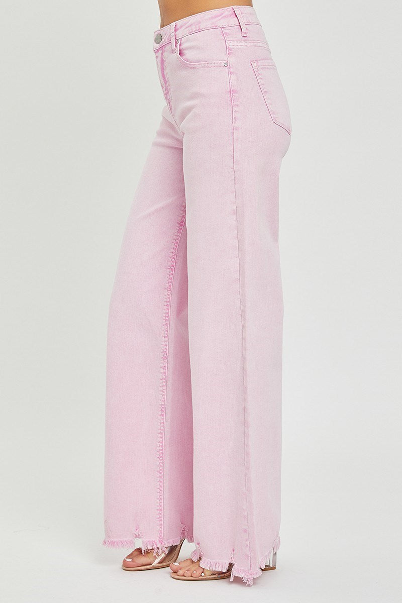 High Rise Wide Leg Jeans