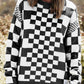 Ivy Checkered Print Sweater