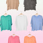 Oversized Washed Crop Tee
