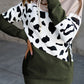 Cowl Neck Cow Hoodie
